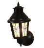 Orca Black Iron Outdoor Wall Light
