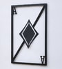 Black Iron Playing Card Metal Wall Art