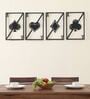 Black Iron Playing Card Metal Wall Art