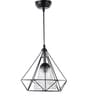Bernice Black Iron Hanging Light