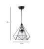 Bernice Black Iron Hanging Light