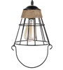 Triue Black Iron Hanging Light