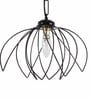 Tasot Black Iron Hanging Light