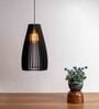 Noel Black Wooden Hanging Light