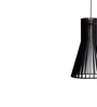 Marc Black Wooden Hanging Light
