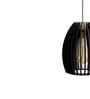 Biped Black Wooden Hanging Light