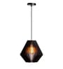 Fondi Black Wooden Hanging Light