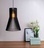 Marc Black Wooden Hanging Light