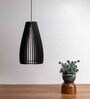 Noel Black Wooden Hanging Light