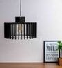Magalie Black Wooden Hanging Light