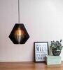 Fondi Black Wooden Hanging Light