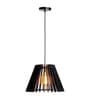Daffodil Black Wooden Hanging Light