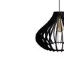 Frappe Black Wooden Hanging Light