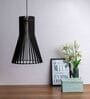Marc Black Wooden Hanging Light