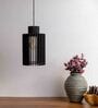 Roston Black Wooden Hanging Light
