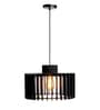 Magalie Black Wooden Hanging Light