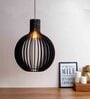 Orla Black Wooden Hanging Light