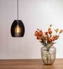 Biped Black Wooden Hanging Light