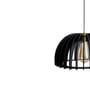 Luno Black Wooden Hanging Light