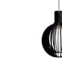 Orla Black Wooden Hanging Light