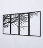 Black Iron Tree Metal Wall Art