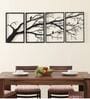 Black Iron Tree Metal Wall Art