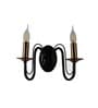 Bendigo Iron Candle Wall Light (Black)