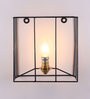 Petunia Iron Candle Wall Light (Black)