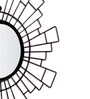 Black Iron Contemporary Decorative Mirror