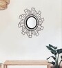 Black Iron Contemporary Decorative Mirror
