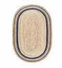 Brown Jute 3 ft X 5 ft Hand Woven Dhurrie