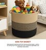 Laundry Basket For Clothes,Clothes Storage Baskets,Jute Laundry Bag