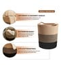 Laundry Basket For Clothes,Clothes Storage Baskets,Jute Laundry Bag