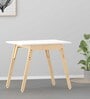Black Kiwi Kids Activity Table in White Colour