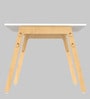 Black Kiwi Kids Activity Table in White Colour