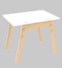 Black Kiwi Kids Activity Table in White Colour