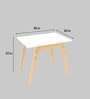 Black Kiwi Kids Activity Table in White Colour