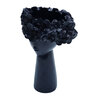 Black Lady Dark Blue Resin Floor Vase