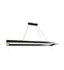 Black Linear Alumnium & Acyrlic 4 Ft LED Chandelier