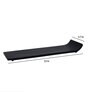 Long Black 12 Inch Ceramic Appetizer Platter