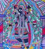 Goddess Kaali Original Handmade Madhubani Painting