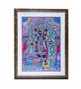 Goddess Kaali Original Handmade Madhubani Painting