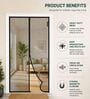 Black Magnetic 7 Feet Mosquito Screen Door Net Curtain