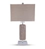 Black Marble Marbled Rectangular Table Lamp
