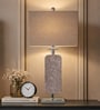 Black Marble Marbled Rectangular Table Lamp