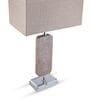 Black Marble Marbled Rectangular Table Lamp