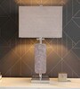 Black Marble Marbled Rectangular Table Lamp