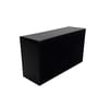 Black Rectangular Pu Leather Tissue Box Cover