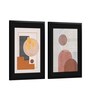 Black MDF & Synthetic (Set of 2) Art Panels