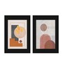 Black MDF & Synthetic (Set of 2) Art Panels